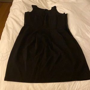 Theory black dress with pockets